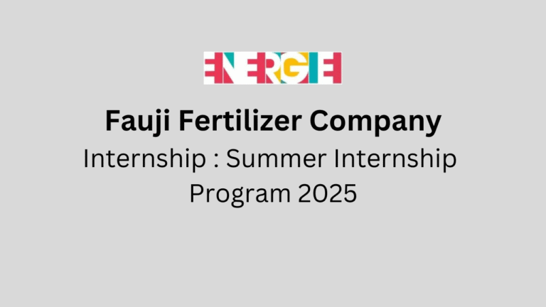 Summer Internship Program 2025
