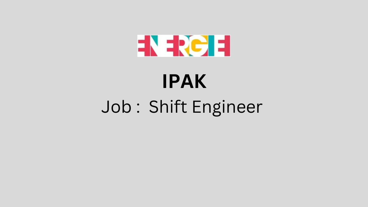 Shift Engineer (Utility & Maintenance Department)