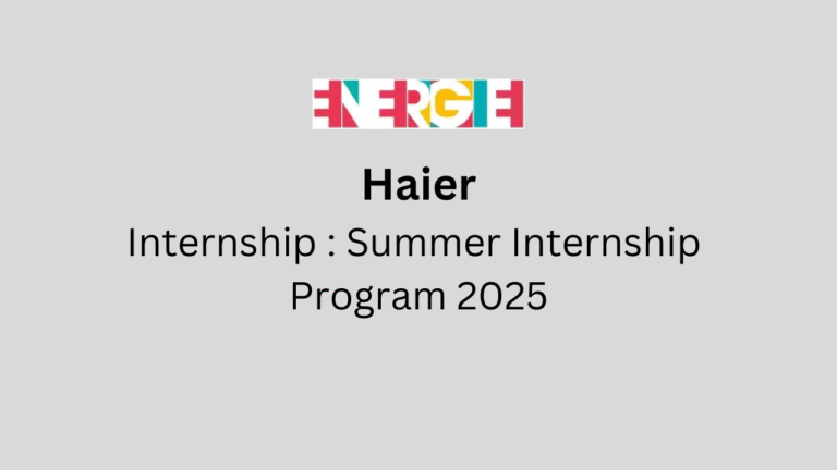 Summer Internship Program 2025