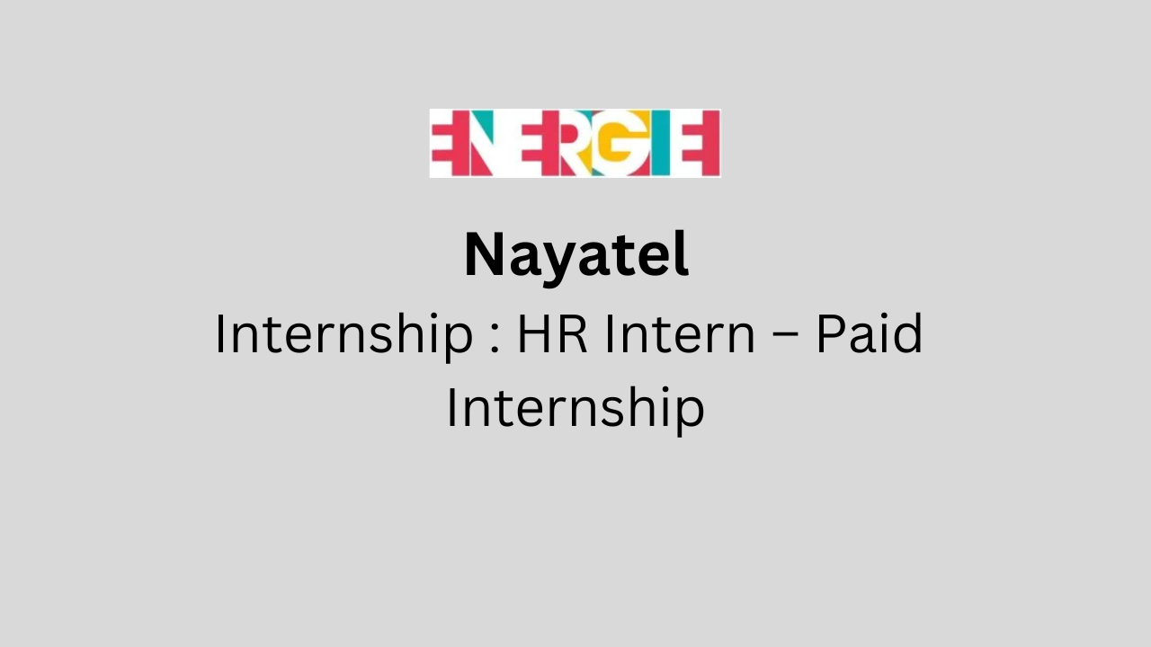 HR Intern – Paid Internship