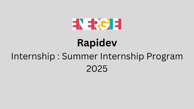 Summer Internship Program 2025
