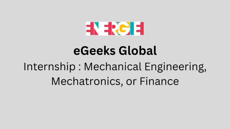Mechanical Engineering, Mechatronics, or Finance