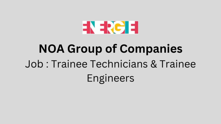 Trainee Technicians & Trainee Engineers