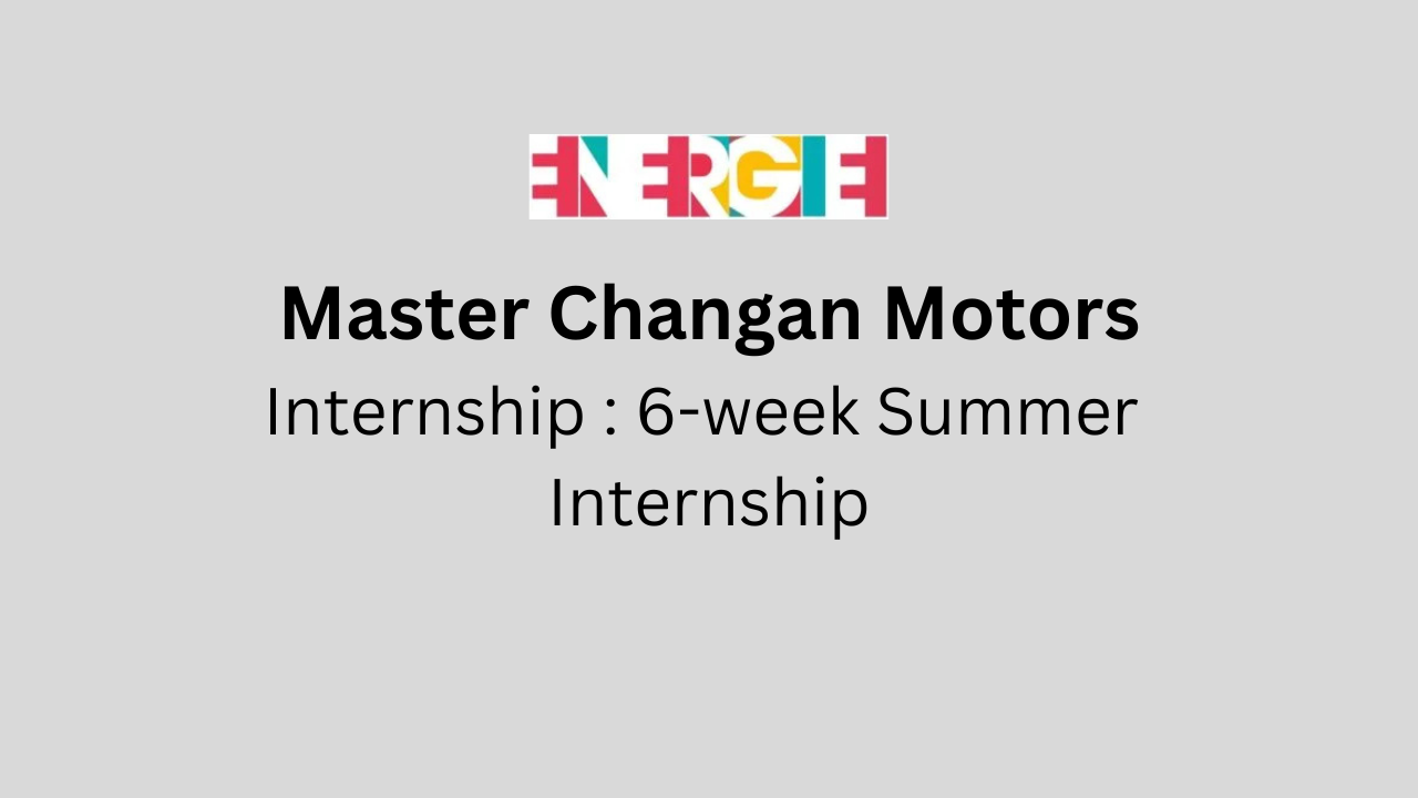 6-week Summer Internship