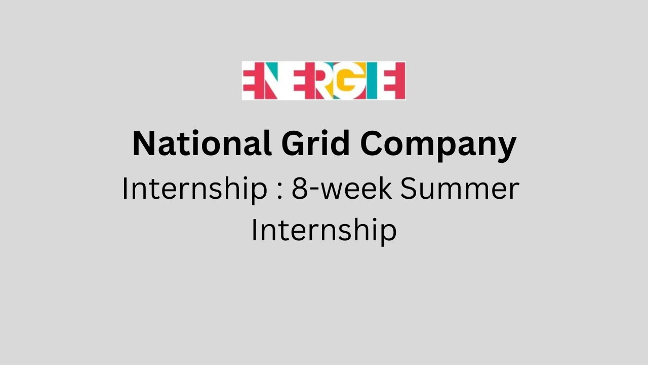 8-week Summer Internship