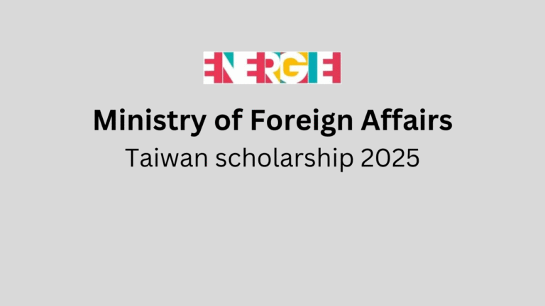 Taiwan Scholarship 2025