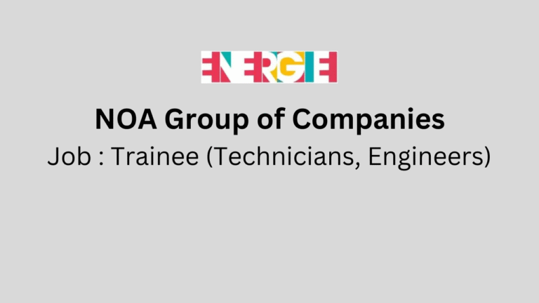 Trainee (Technicians, Engineers)