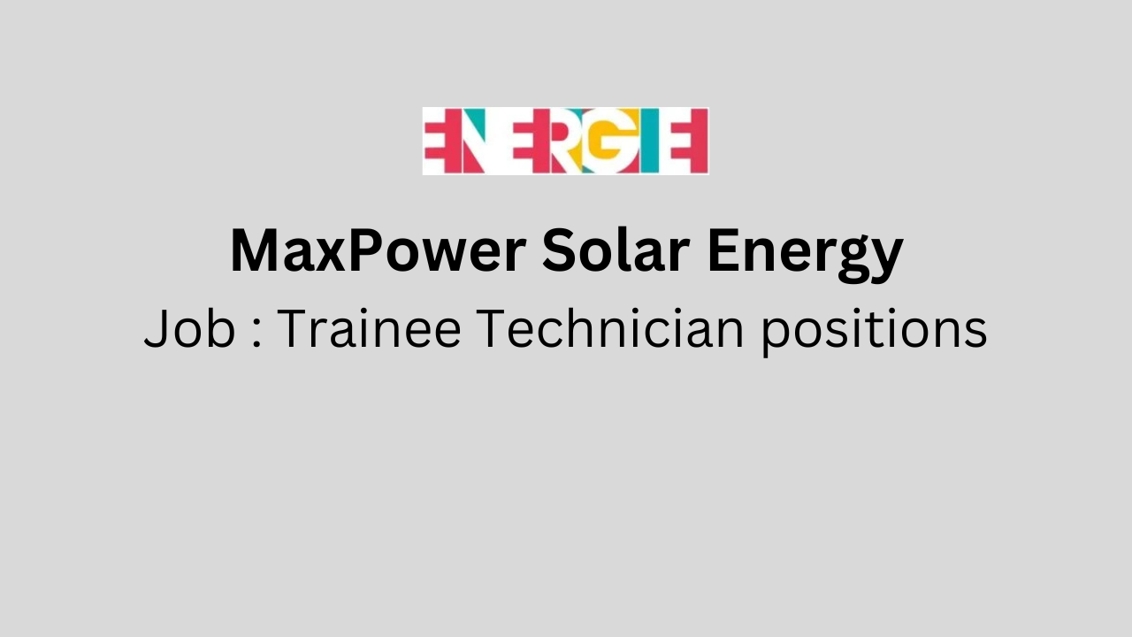 Trainee Technician positions