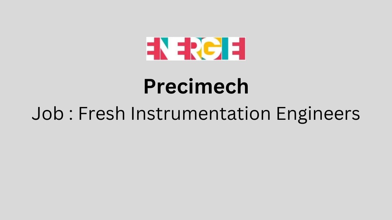 Fresh Instrumentation Engineers
