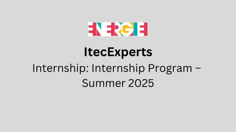 Internship Program – Summer 2025