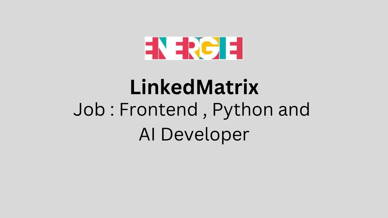 Frontend , Python and AI Developer