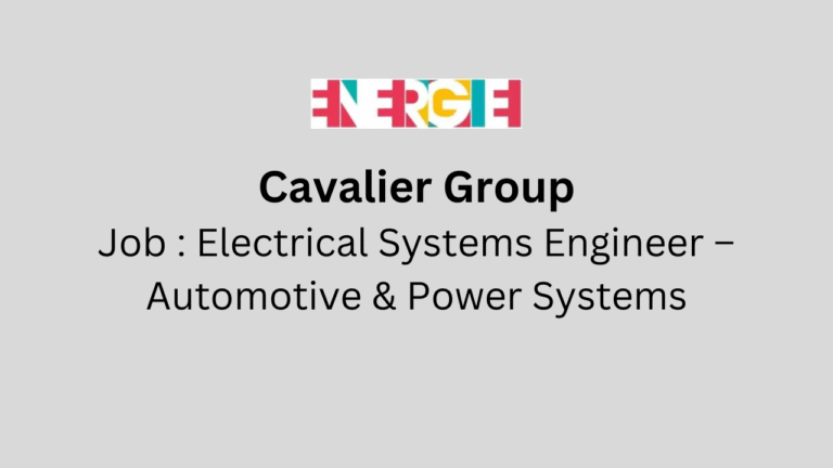 Electrical Systems Engineer – Automotive & Power Systems
