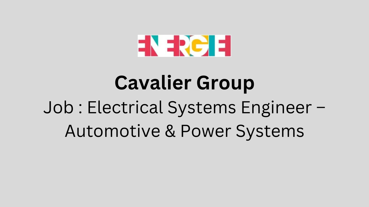 Electrical Systems Engineer – Automotive & Power Systems