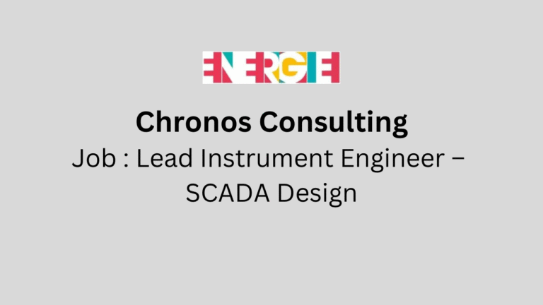 Lead Instrument Engineer – SCADA Design