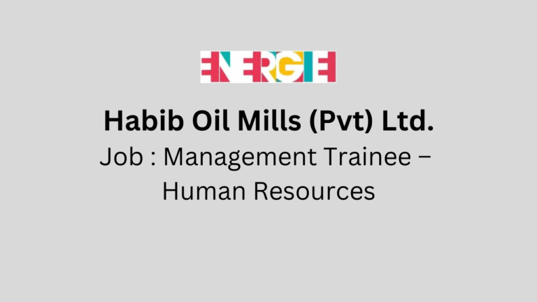 Management Trainee – Human Resources
