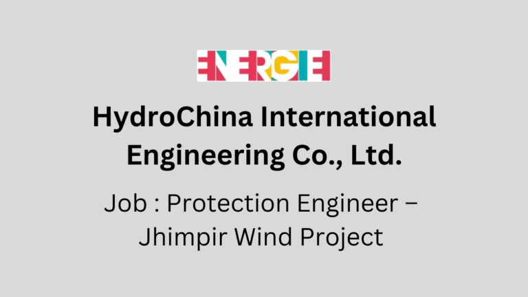 Protection Engineer – Jhimpir Wind Project