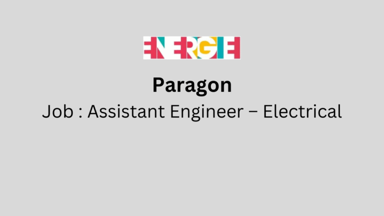Assistant Engineer – Electrical