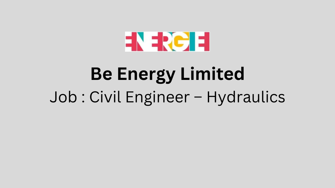 Civil Engineer – Hydraulics