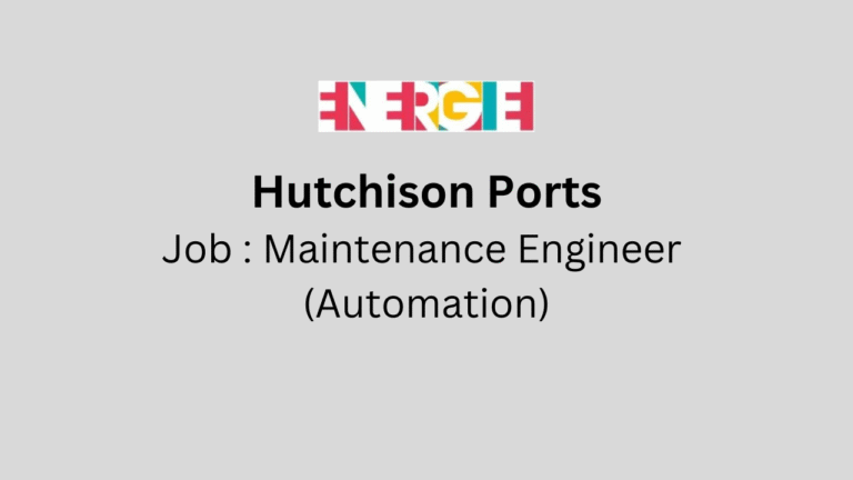 Maintenance Engineer (Automation)