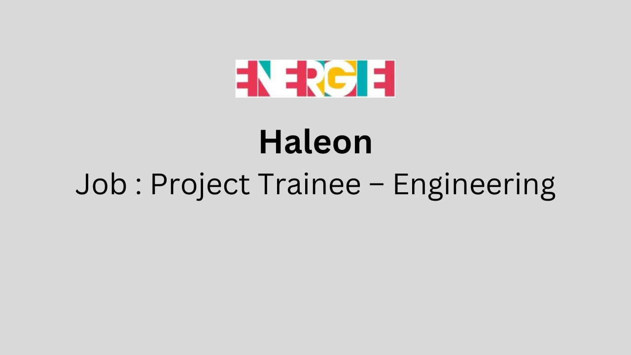 Project Trainee Engineering
