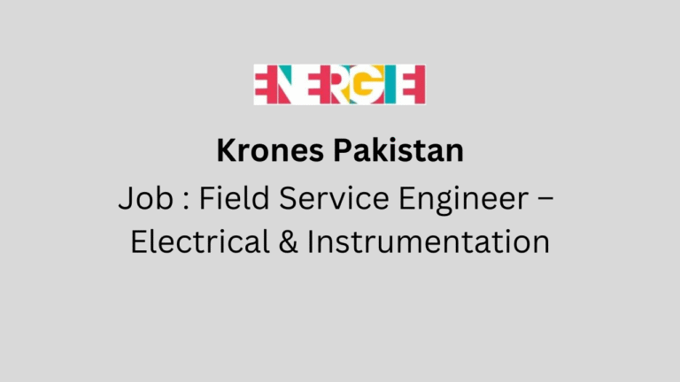 Field Service Engineer – Electrical & Instrumentation