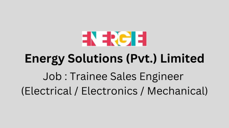 Trainee Sales Engineer (Electrical / Electronics / Mechanical)