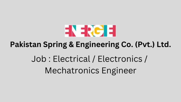 Electrical / Electronics / Mechatronics Engineer