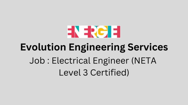 Electrical Engineer (NETA Level 3 Certified)