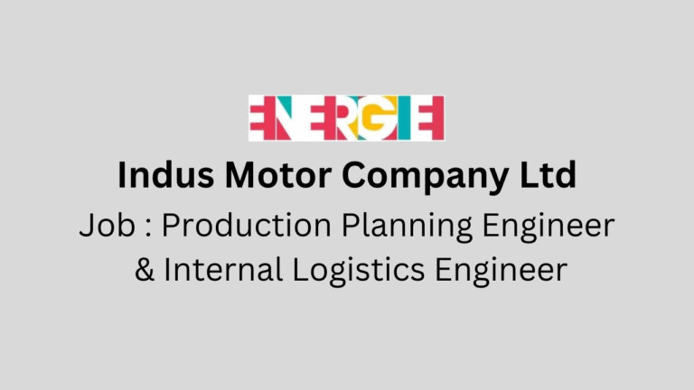 Production Planning Engineer & Internal Logistics Engineer