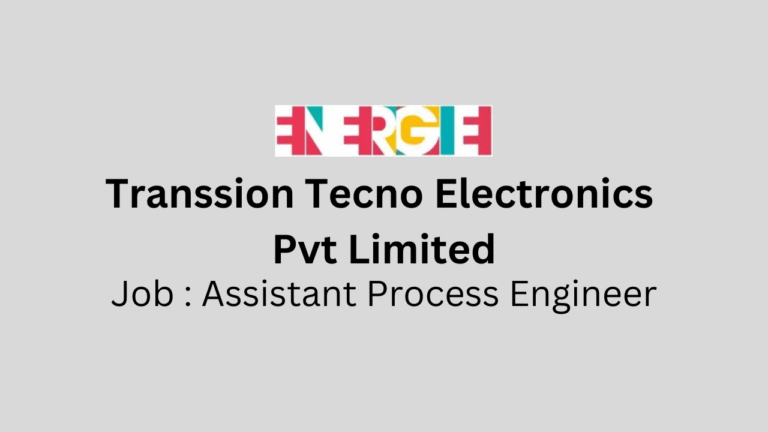 Assistant Process Engineer