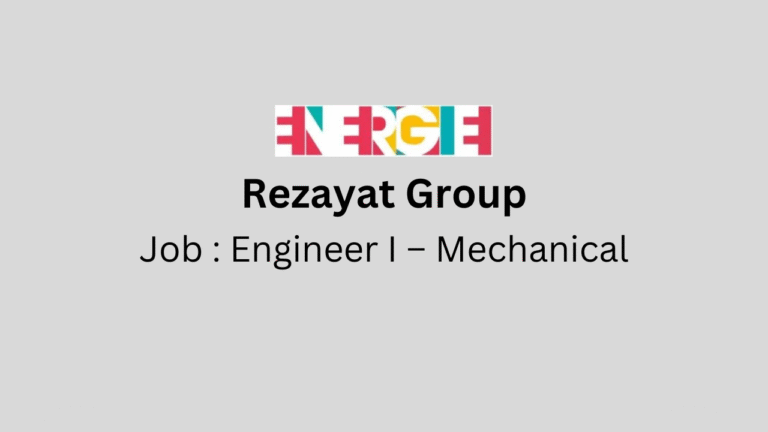 Engineer I – Mechanical
