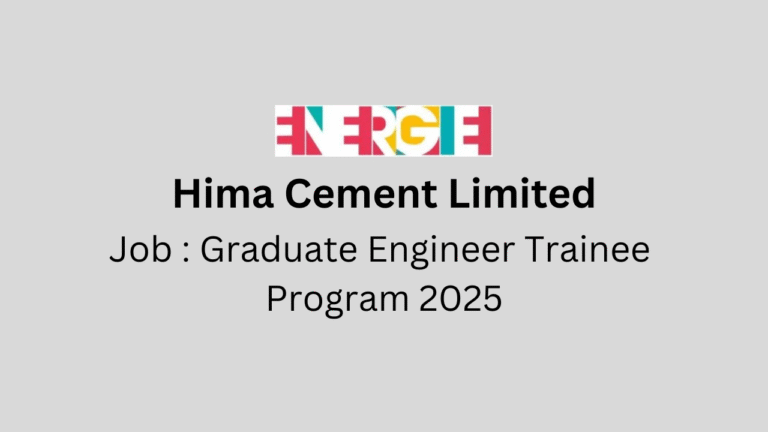 Graduate Engineer Trainee Program 2025