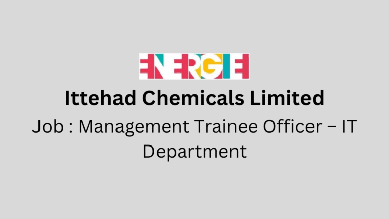 Management Trainee Officer – IT Department