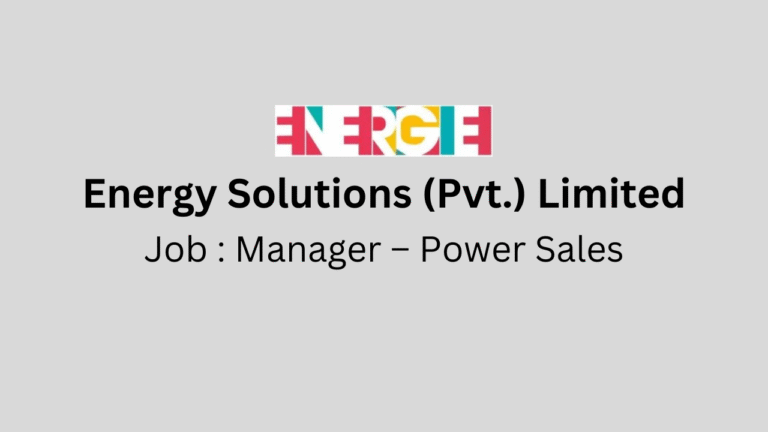Manager – Power Sales