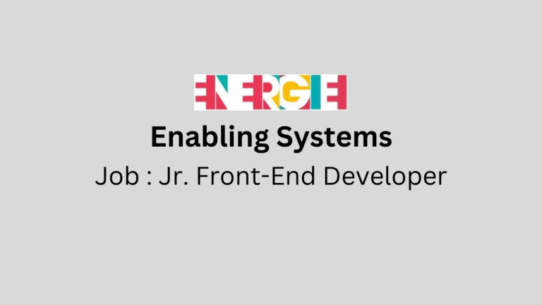 Jr. Front-End Developer