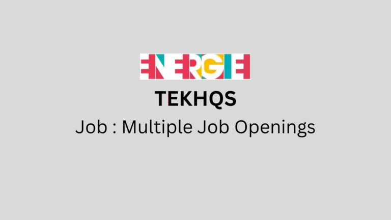 Multiple Job Openings