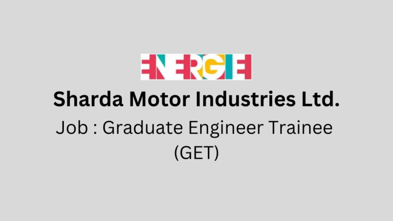 Graduate Engineer Trainee (GET)