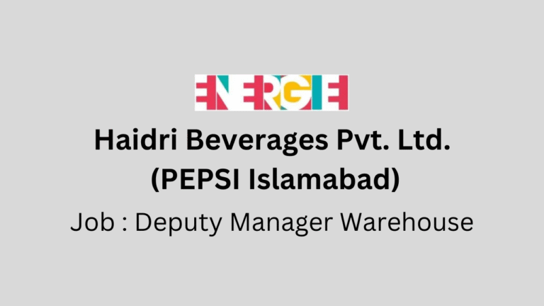 Deputy Manager Warehouse