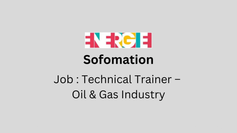 Technical Trainer – Oil & Gas Industry