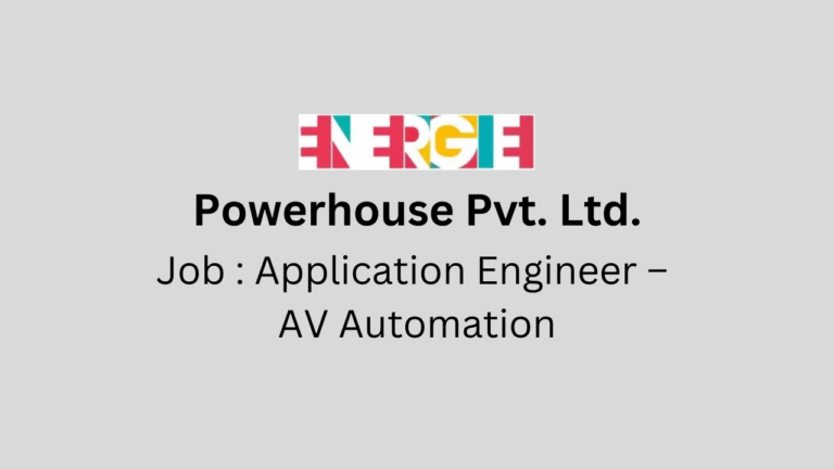 Application Engineer – AV Automation