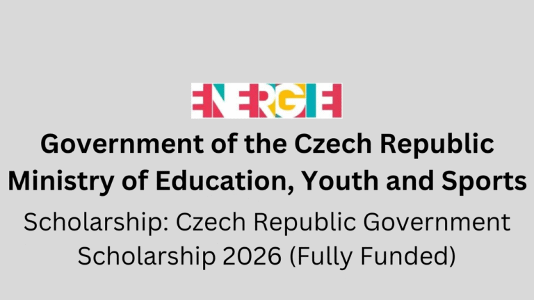 Czech Republic Government Scholarship 2026 (Fully Funded)