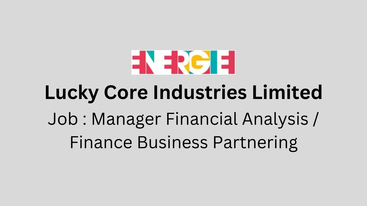 Manager Financial Analysis / Finance Business Partnering