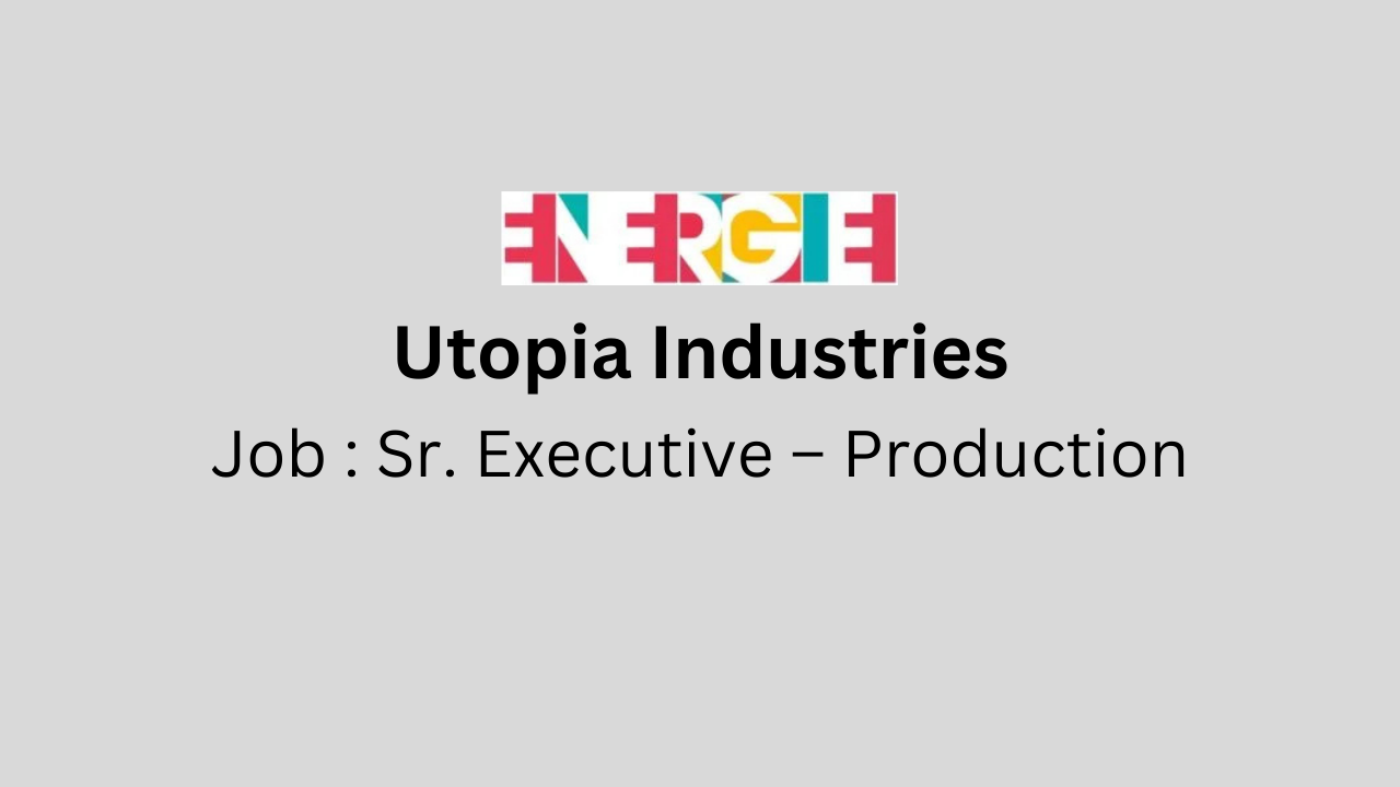 Sr. Executive – Production