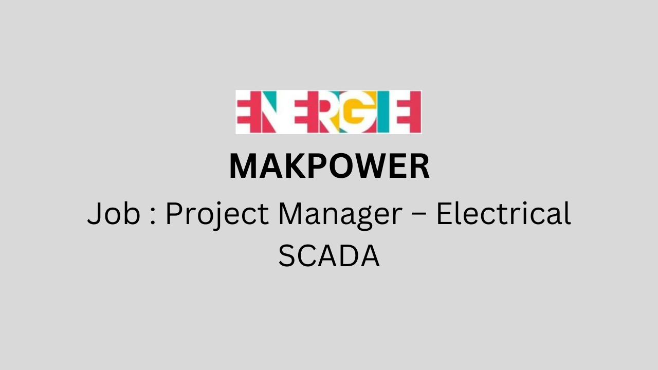 Project Manager – Electrical SCADA