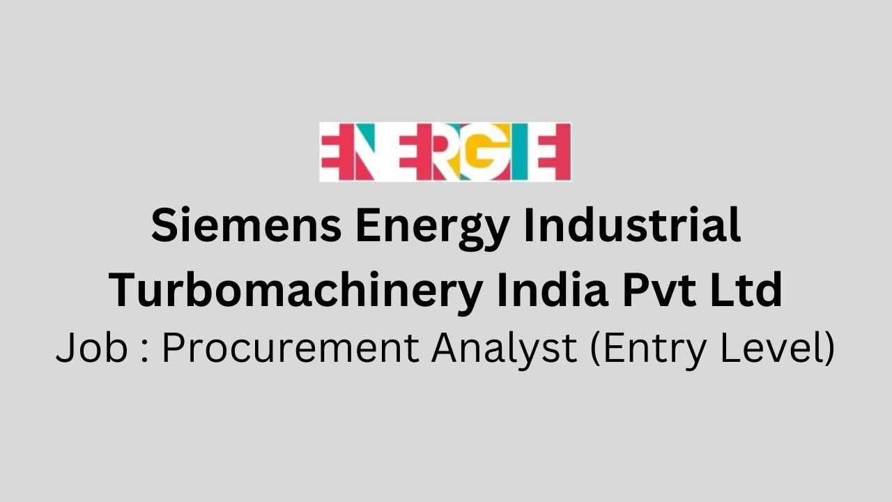 Procurement Analyst (Entry Level)