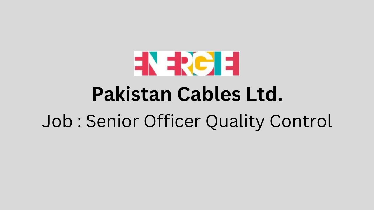Senior Officer Quality Control