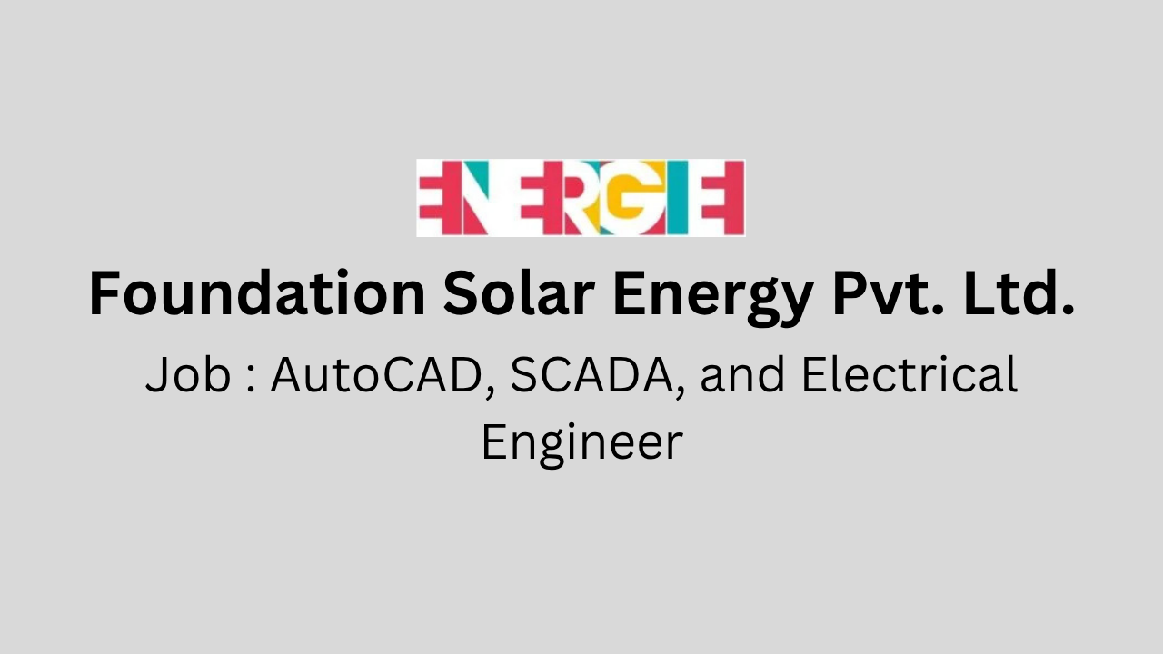 AutoCAD, SCADA, and Electrical Engineer