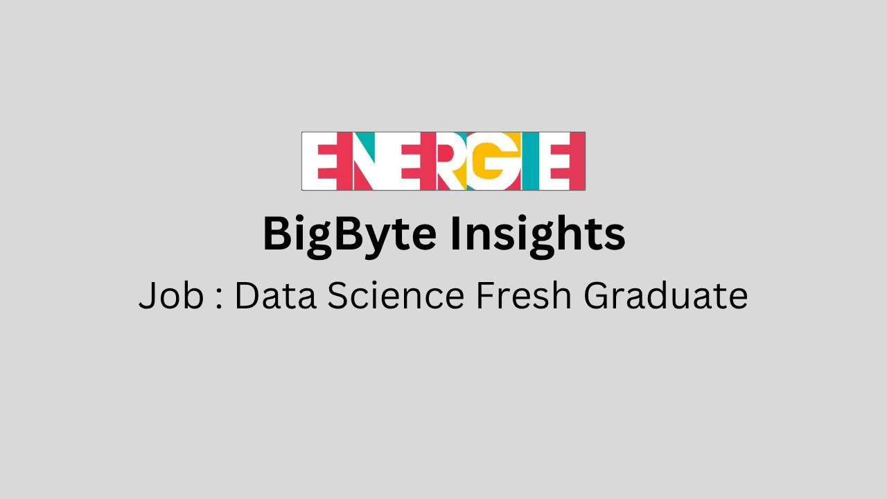 Data Science Fresh Graduate