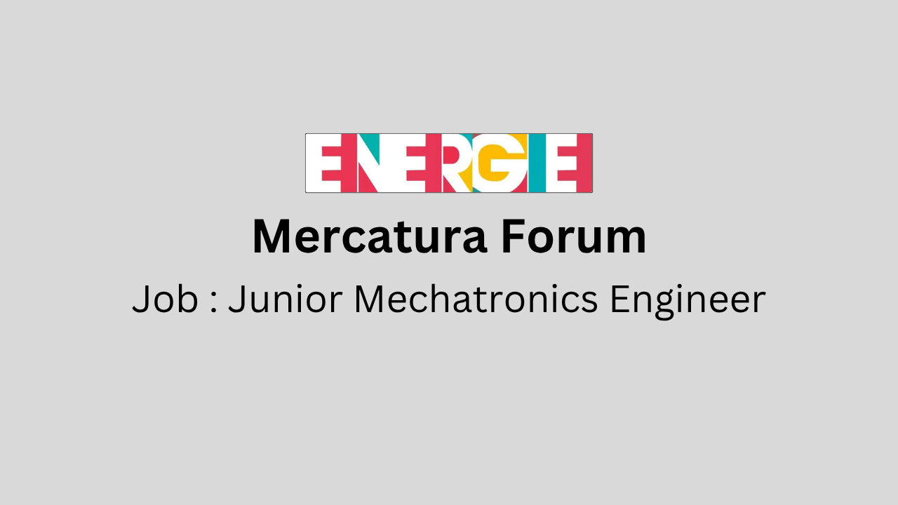 Junior Mechatronics Engineer