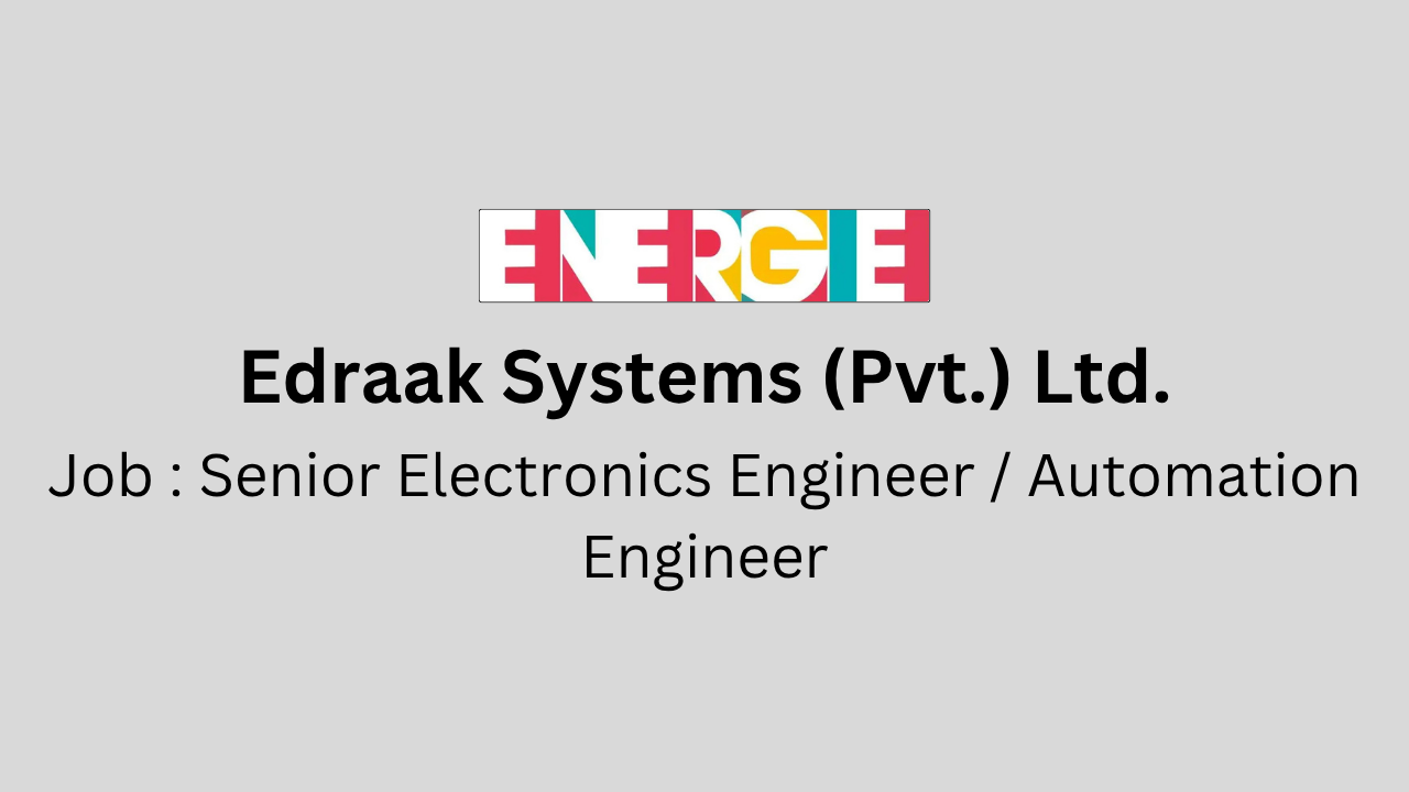 Senior Electronics Engineer / Automation Engineer